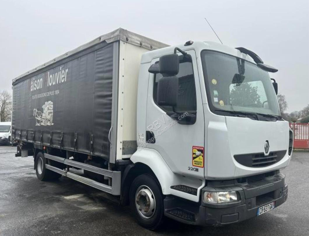 RENAULT MIDLUM 12.220 - 커튼사이더 트럭 : 사진 2 RENAULT MIDLUM 12.220 - 커튼사이더 트럭 : 사진 2
