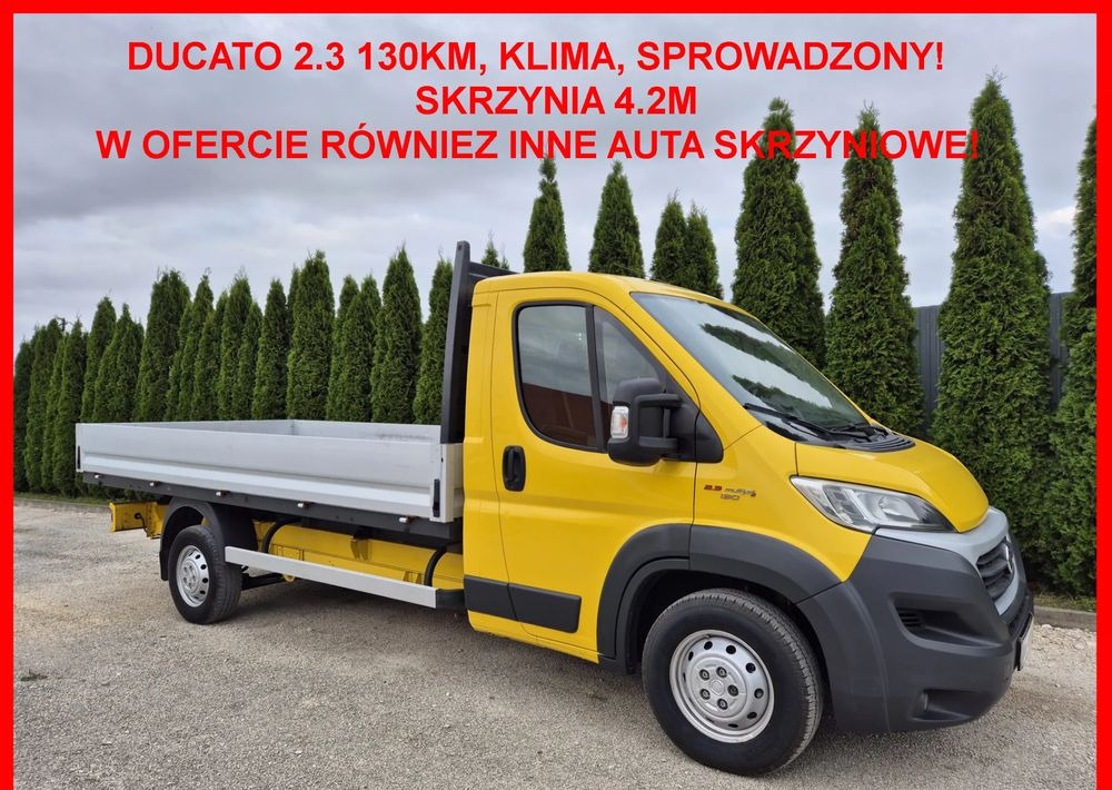 Fiat Ducato 2.3 130KM - 플랫베드 밴 : 사진 1 Fiat Ducato 2.3 130KM - 플랫베드 밴 : 사진 1