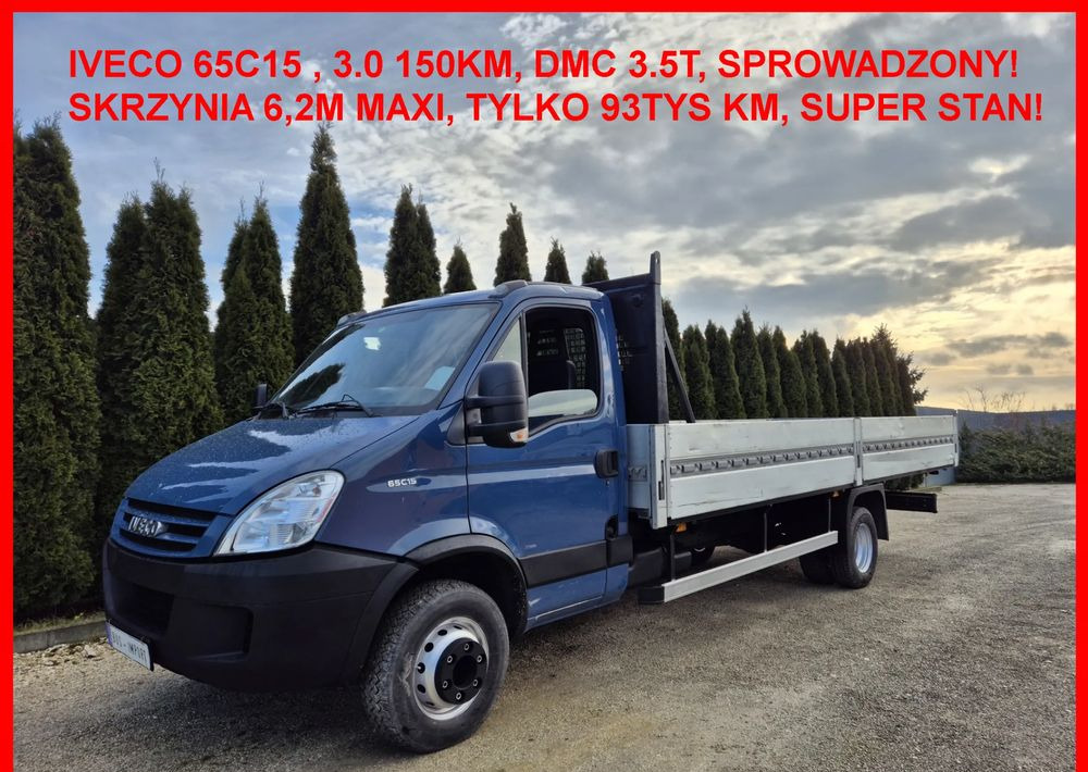 Iveco 65C15 3.0 150KM/ Skrzyniowy/ - 플랫베드 밴 : 사진 2 Iveco 65C15 3.0 150KM/ Skrzyniowy/ - 플랫베드 밴 : 사진 2