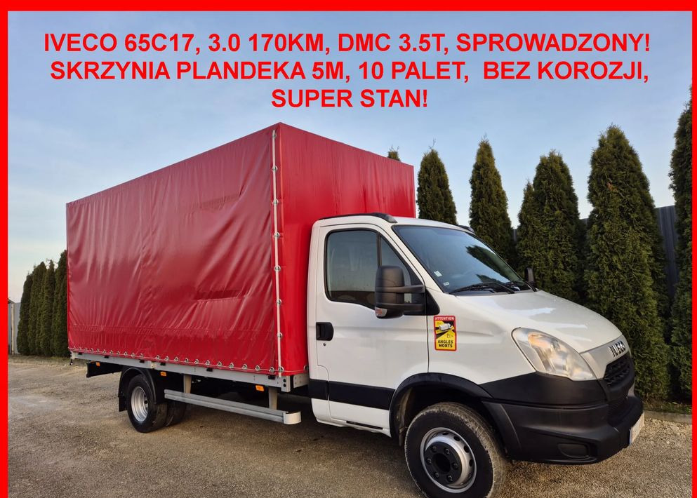 Iveco 65C17 3.0 170KM/ DMC 3.5T/ Burto Plandeka 10 palet/ - 플랫베드 밴 : 사진 1 Iveco 65C17 3.0 170KM/ DMC 3.5T/ Burto Plandeka 10 palet/ - 플랫베드 밴 : 사진 1