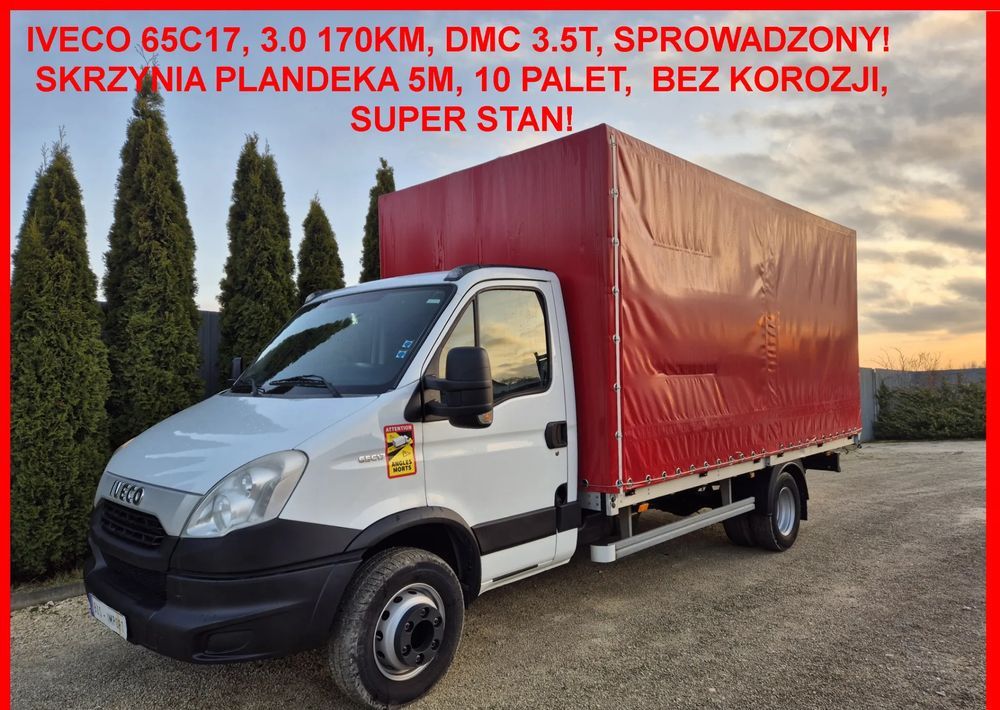Iveco 65C17 3.0 170KM/ DMC 3.5T/ Burto Plandeka 10 palet/ - 플랫베드 밴 : 사진 2 Iveco 65C17 3.0 170KM/ DMC 3.5T/ Burto Plandeka 10 palet/ - 플랫베드 밴 : 사진 2