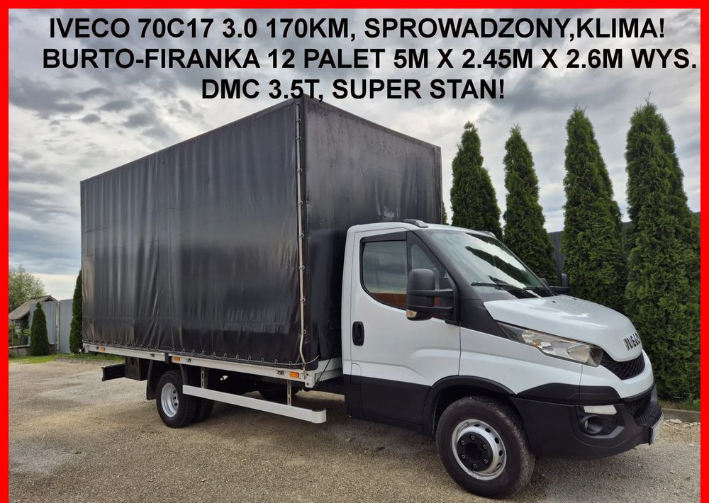 Iveco 70C17 3.0 170KM Skrzyniowy - 커튼 사이드 밴 : 사진 1 Iveco 70C17 3.0 170KM Skrzyniowy - 커튼 사이드 밴 : 사진 1