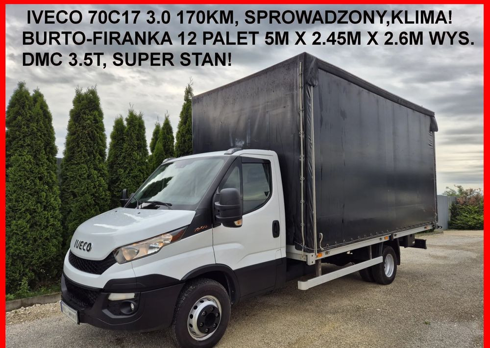Iveco 70C17 3.0 170KM Skrzyniowy - 커튼 사이드 밴 : 사진 2 Iveco 70C17 3.0 170KM Skrzyniowy - 커튼 사이드 밴 : 사진 2