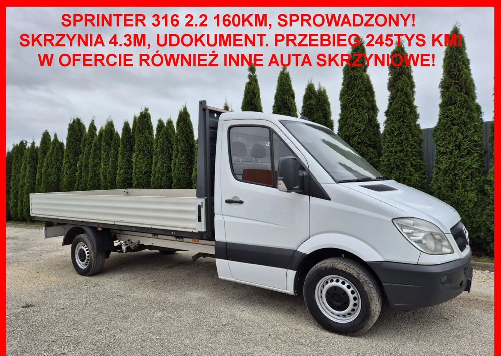 Mercedes-Benz 316CDI 2.2 160KM - 플랫베드 밴 : 사진 1 Mercedes-Benz 316CDI 2.2 160KM - 플랫베드 밴 : 사진 1