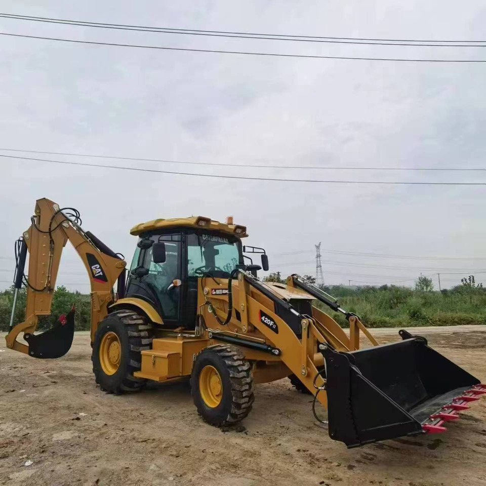 CATERPILLAR 420F backhoe loader stock new low hour jcb TLB - 백호 로더 : 사진 1 CATERPILLAR 420F backhoe loader stock new low hour jcb TLB - 백호 로더 : 사진 1
