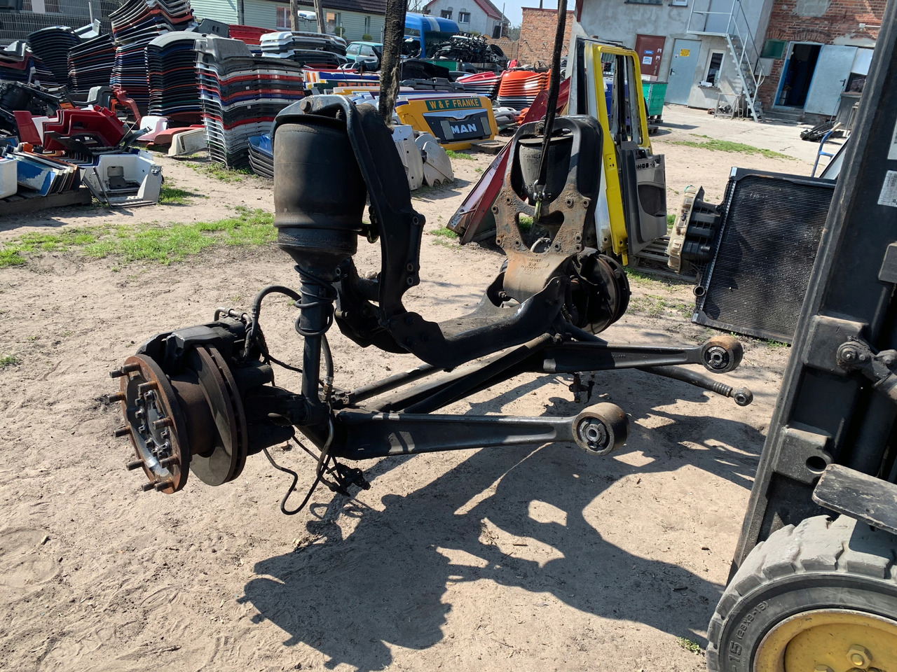 PRZEDNIA OŚ MAN TGX TGS TGA LOWDECK LOW DECK KMPL - 앞 차축 트럭 용 : 사진 4 PRZEDNIA OŚ MAN TGX TGS TGA LOWDECK LOW DECK KMPL - 앞 차축 트럭 용 : 사진 4