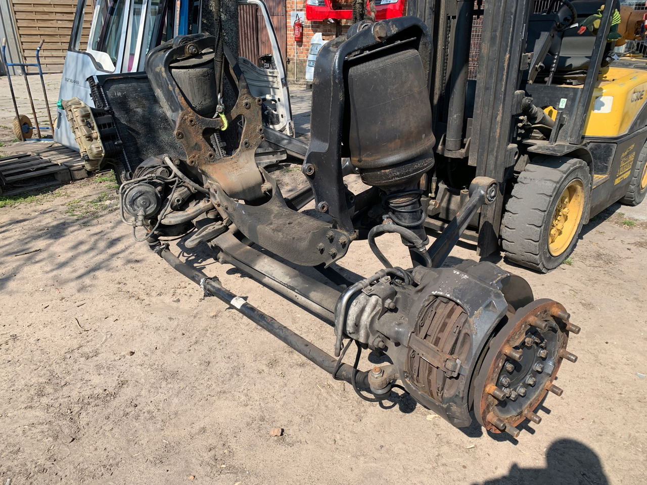 PRZEDNIA OŚ MAN TGX TGS TGA LOWDECK LOW DECK KMPL - 앞 차축 트럭 용 : 사진 5 PRZEDNIA OŚ MAN TGX TGS TGA LOWDECK LOW DECK KMPL - 앞 차축 트럭 용 : 사진 5