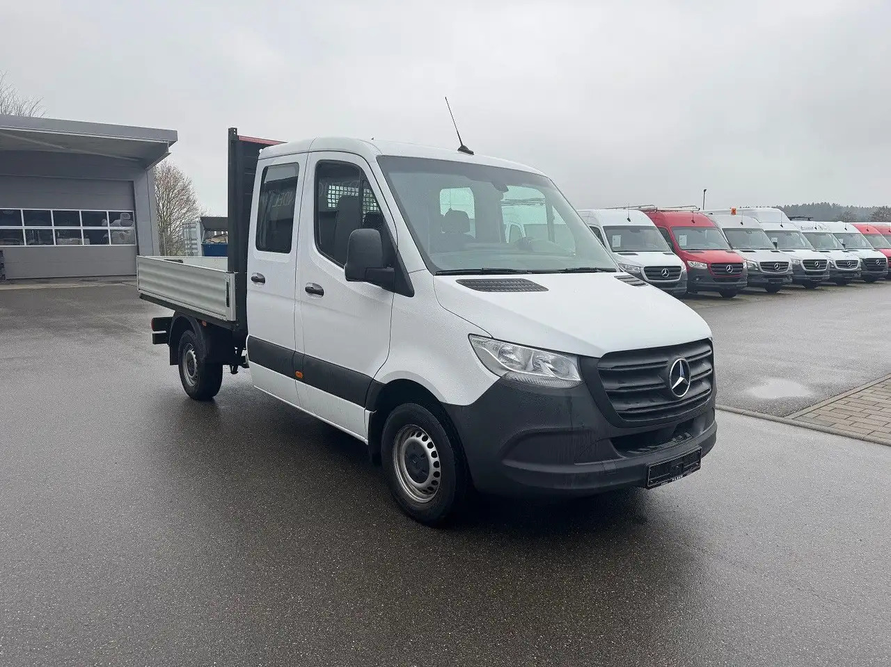 Mercedes-Benz Sprinter 314 CDI Lang DoKa Pritsche Klima AHK - 플랫베드 밴, 콤비 밴 : 사진 2 Mercedes-Benz Sprinter 314 CDI Lang DoKa Pritsche Klima AHK - 플랫베드 밴, 콤비 밴 : 사진 2