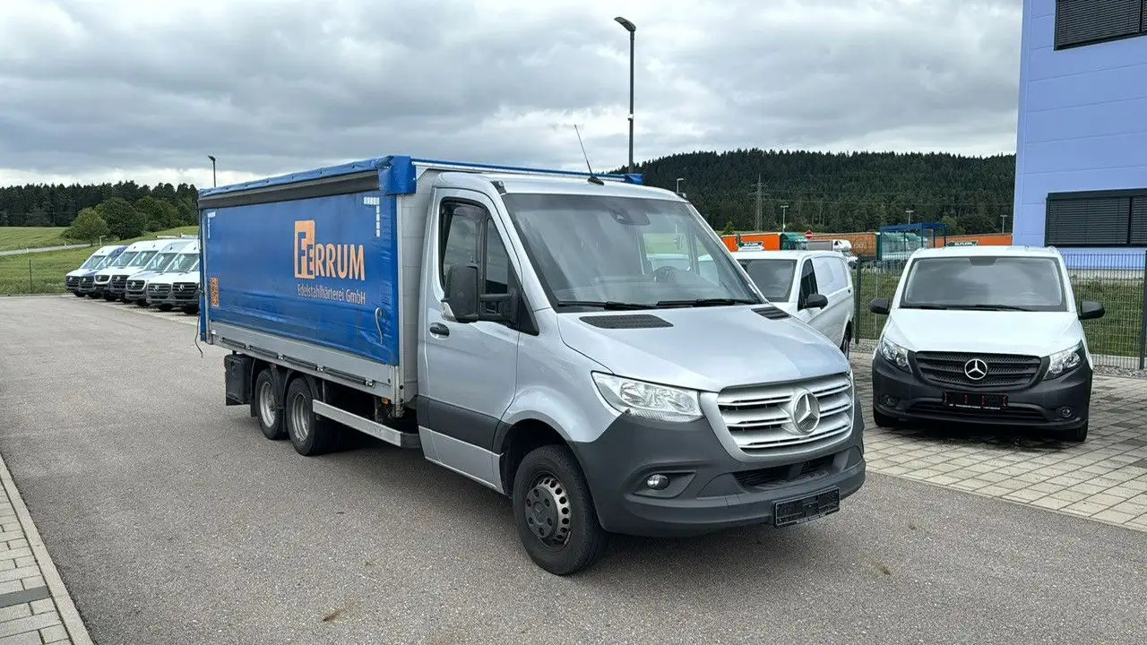 Mercedes-Benz Sprinter 519 CDI Pritsche+Plane 6x2 XXL - 커튼 사이드 밴 : 사진 4 Mercedes-Benz Sprinter 519 CDI Pritsche+Plane 6x2 XXL - 커튼 사이드 밴 : 사진 4