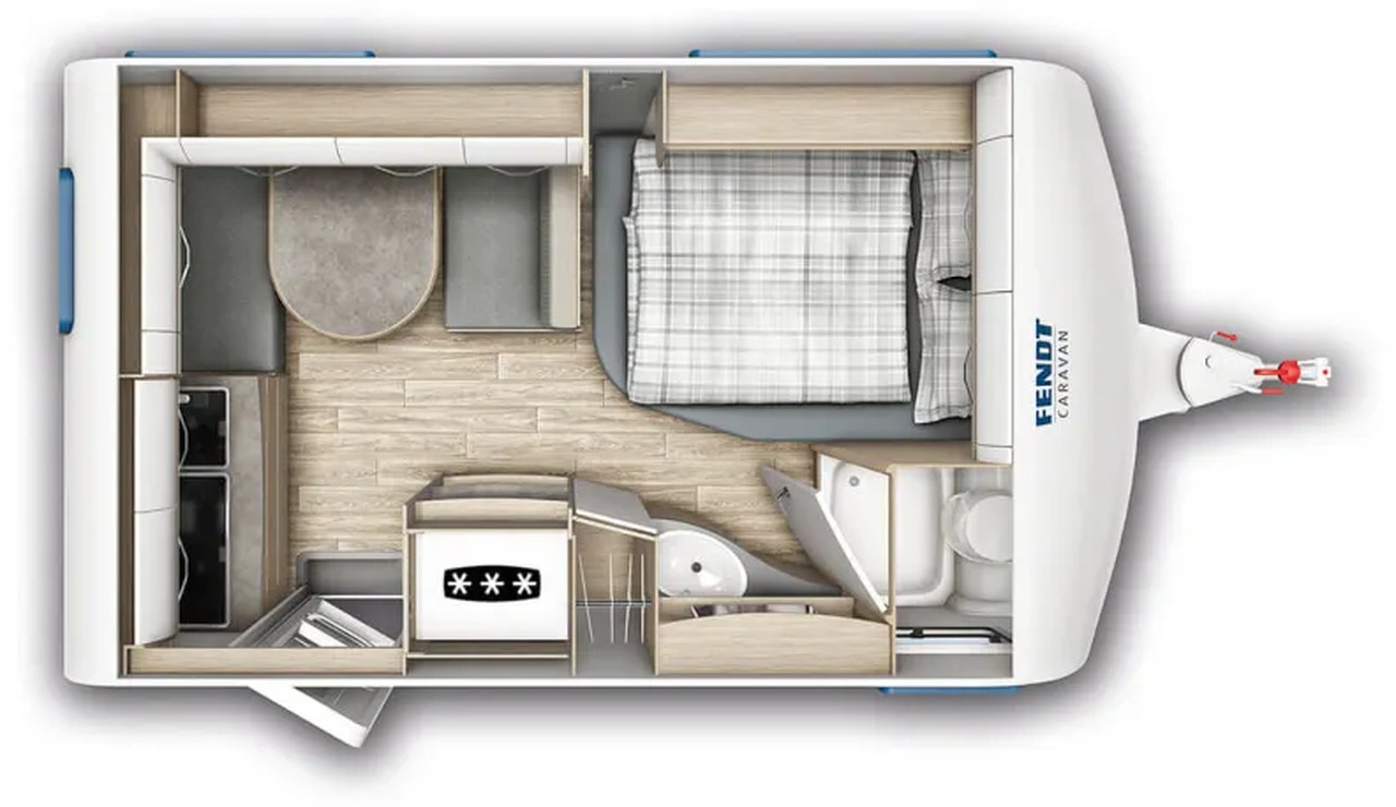 Fendt Bianco Activ 390 FHS Dusche, 1.700 KG-Fahrwerk - 캐러밴 : 사진 2 Fendt Bianco Activ 390 FHS Dusche, 1.700 KG-Fahrwerk - 캐러밴 : 사진 2