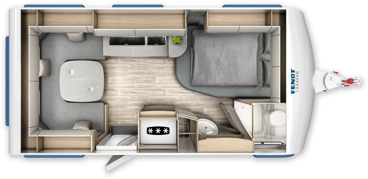 Fendt Bianco Activ 445 SFB Fahrzeug frei konfigurierbar - 캐러밴 : 사진 2 Fendt Bianco Activ 445 SFB Fahrzeug frei konfigurierbar - 캐러밴 : 사진 2