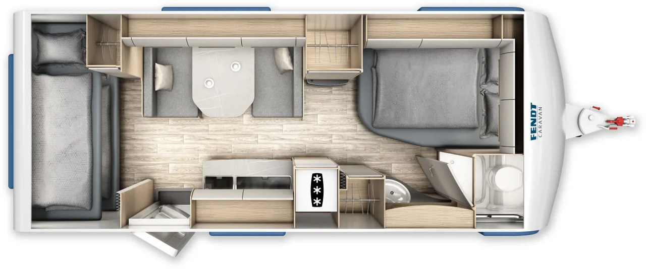 Fendt Bianco Selection 550 SKM Modell 2026 - 캐러밴 : 사진 2 Fendt Bianco Selection 550 SKM Modell 2026 - 캐러밴 : 사진 2