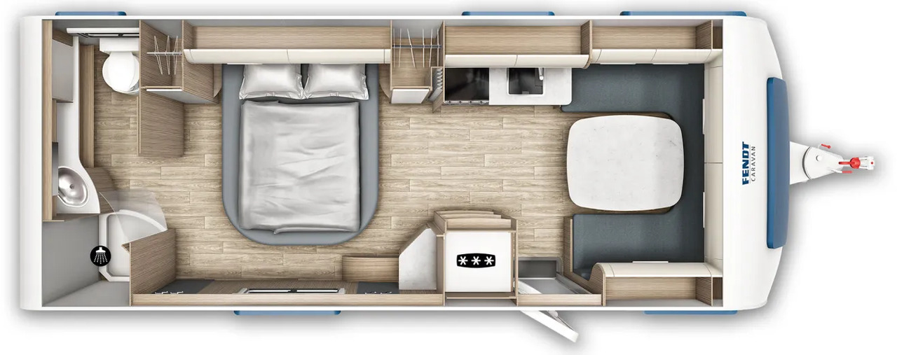 Fendt Tendenza 650 SFD Safety-, Batteri. Fußbodentem - 캐러밴 : 사진 2 Fendt Tendenza 650 SFD Safety-, Batteri. Fußbodentem - 캐러밴 : 사진 2