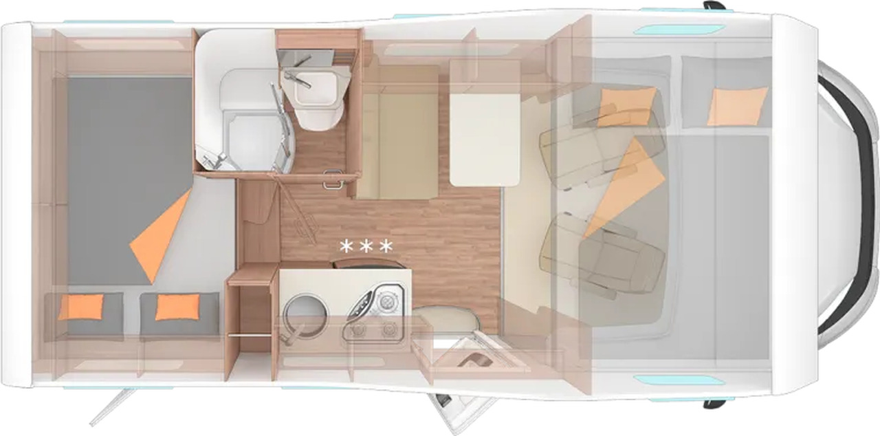 Weinsberg CaraHome 550 MG Aufbauklima., Markise, AHK - 알코브 모터홈 : 사진 2 Weinsberg CaraHome 550 MG Aufbauklima., Markise, AHK - 알코브 모터홈 : 사진 2