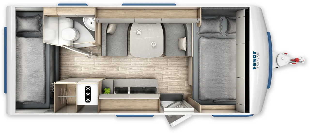 Wohnwagen Fendt Bianco Activ 515 SKF Neues Modell - 캐러밴 : 사진 2 Wohnwagen Fendt Bianco Activ 515 SKF Neues Modell - 캐러밴 : 사진 2