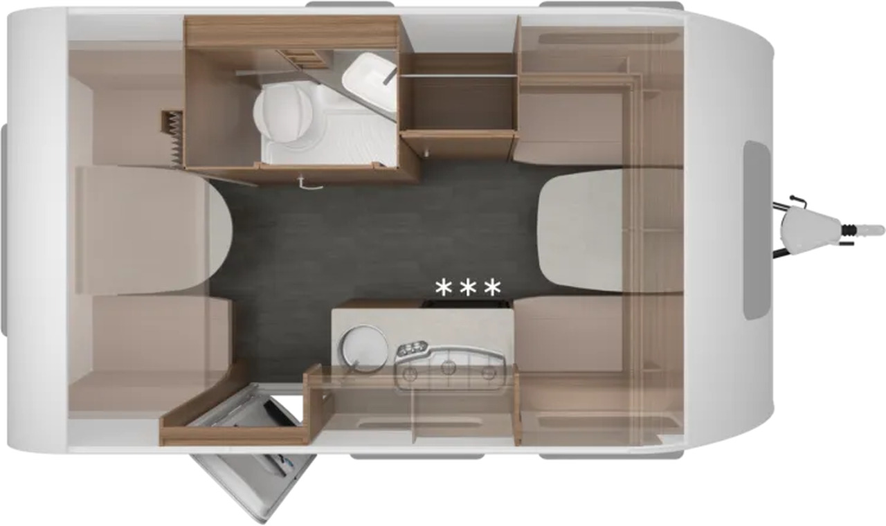 Wohnwagen Knaus Sport 400 LK - 캐러밴 : 사진 2 Wohnwagen Knaus Sport 400 LK - 캐러밴 : 사진 2