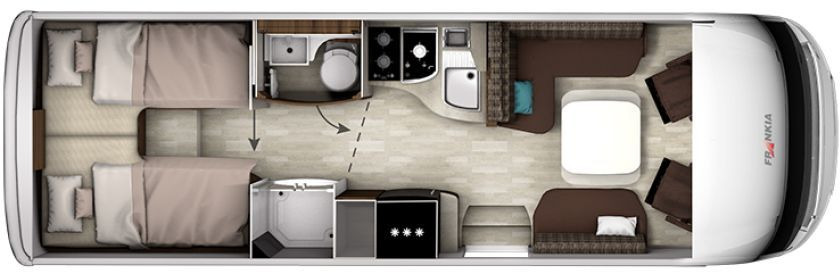 Frankia Titan I 790 GD Solar Klima Keramikv SOG ... - 통합 모터홈 : 사진 2 Frankia Titan I 790 GD Solar Klima Keramikv SOG ... - 통합 모터홈 : 사진 2