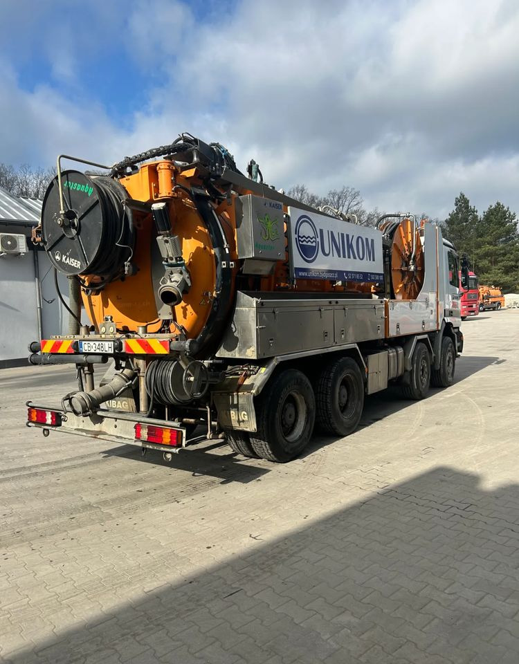 Mercedes-Benz ACTROS 3243 KAISER AQUASTER WUKO - 진공 흡입 트럭 : 사진 4 Mercedes-Benz ACTROS 3243 KAISER AQUASTER WUKO - 진공 흡입 트럭 : 사진 4