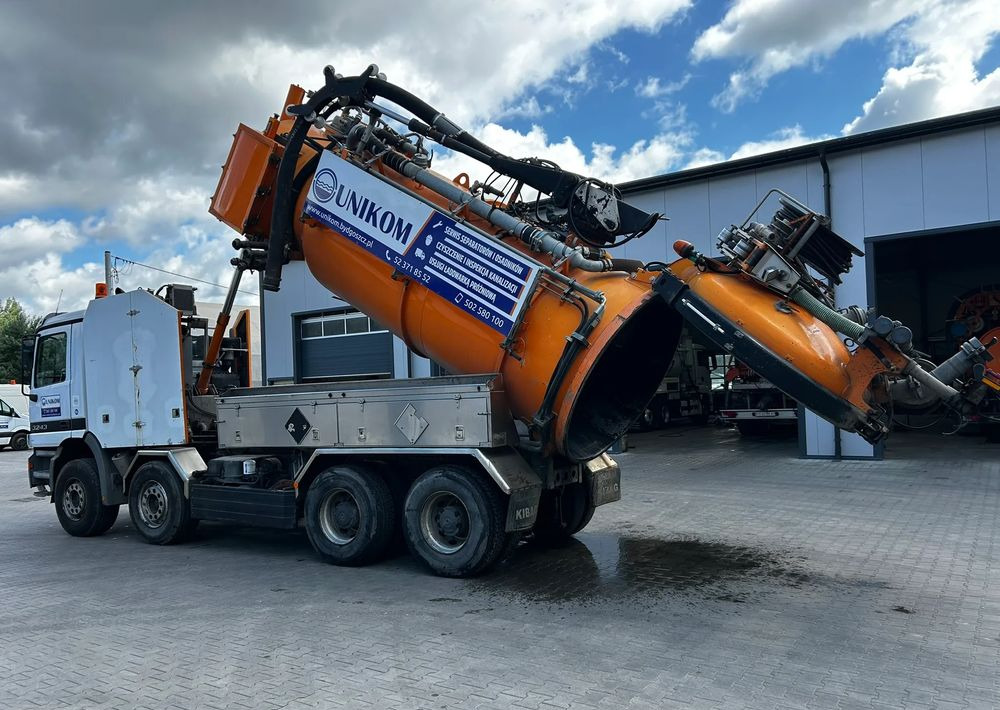 Mercedes-Benz ACTROS 3243 KAISER AQUASTER WUKO - 진공 흡입 트럭 : 사진 2 Mercedes-Benz ACTROS 3243 KAISER AQUASTER WUKO - 진공 흡입 트럭 : 사진 2