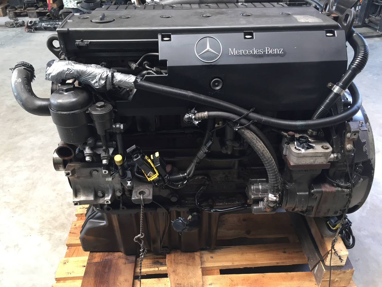 Gebrauchter Motor, MB Axor 1824 Euro 5, Typ OM 906 LA, Artikel - Nr. : A 9999.9999.99 - 엔진 트럭 용 : 사진 4 Gebrauchter Motor, MB Axor 1824 Euro 5, Typ OM 906 LA, Artikel - Nr. : A 9999.9999.99 - 엔진 트럭 용 : 사진 4