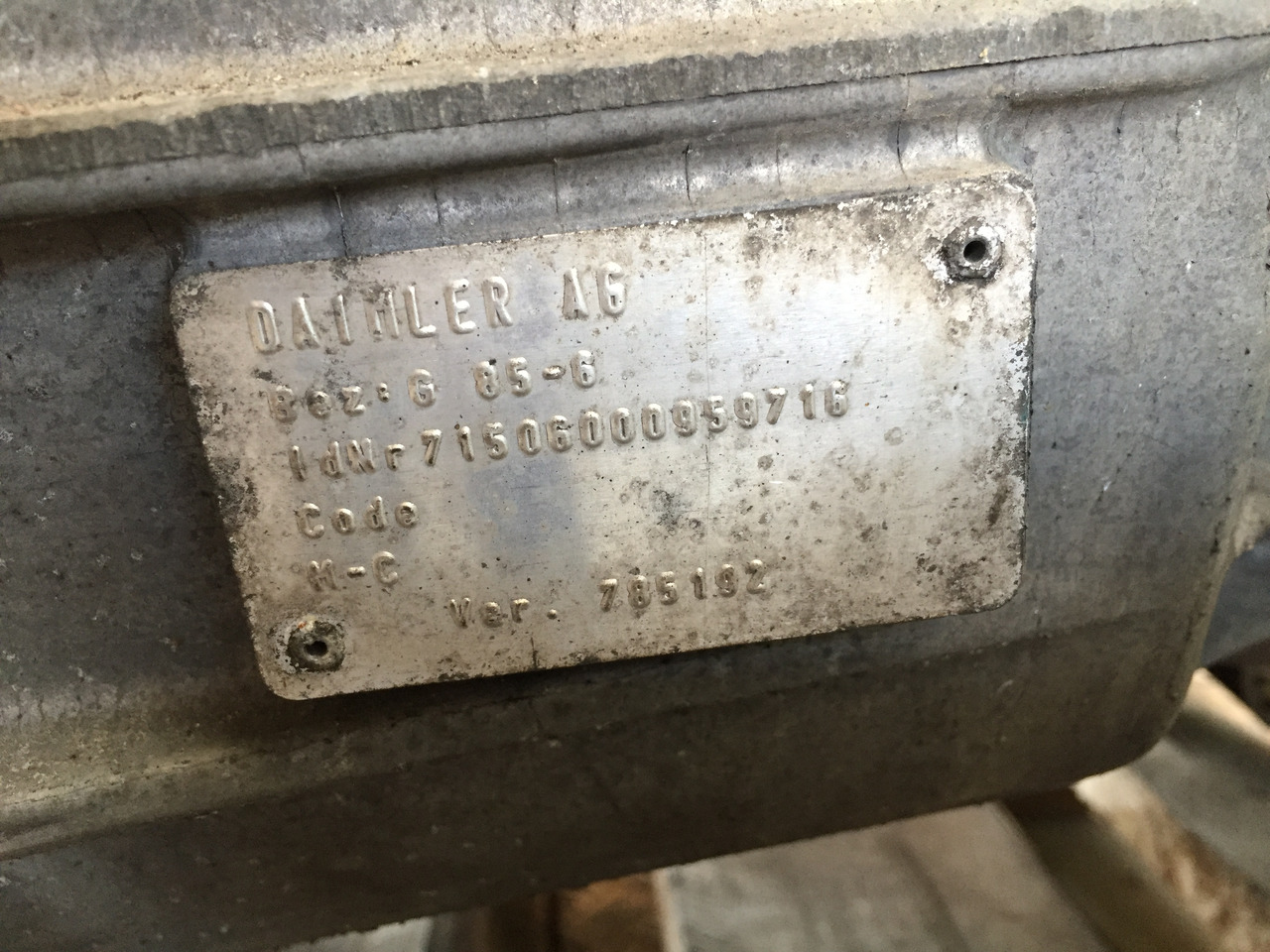 Gebrauchtes Getriebe MB Axor 1824, Typ : G 85 - 6, Artikel - Nr. : A 001 280 36 00 - 기어박스 트럭 용 : 사진 2 Gebrauchtes Getriebe MB Axor 1824, Typ : G 85 - 6, Artikel - Nr. : A 001 280 36 00 - 기어박스 트럭 용 : 사진 2