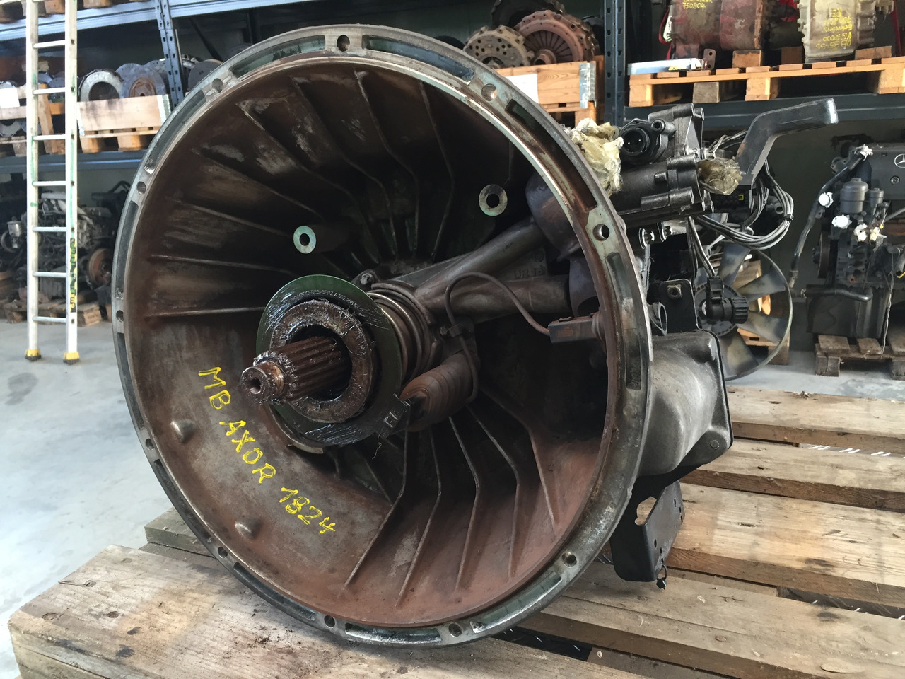 Gebrauchtes Getriebe MB Axor 1824, Typ : G 85 - 6, Artikel - Nr. : A 001 280 36 00 - 기어박스 트럭 용 : 사진 1 Gebrauchtes Getriebe MB Axor 1824, Typ : G 85 - 6, Artikel - Nr. : A 001 280 36 00 - 기어박스 트럭 용 : 사진 1