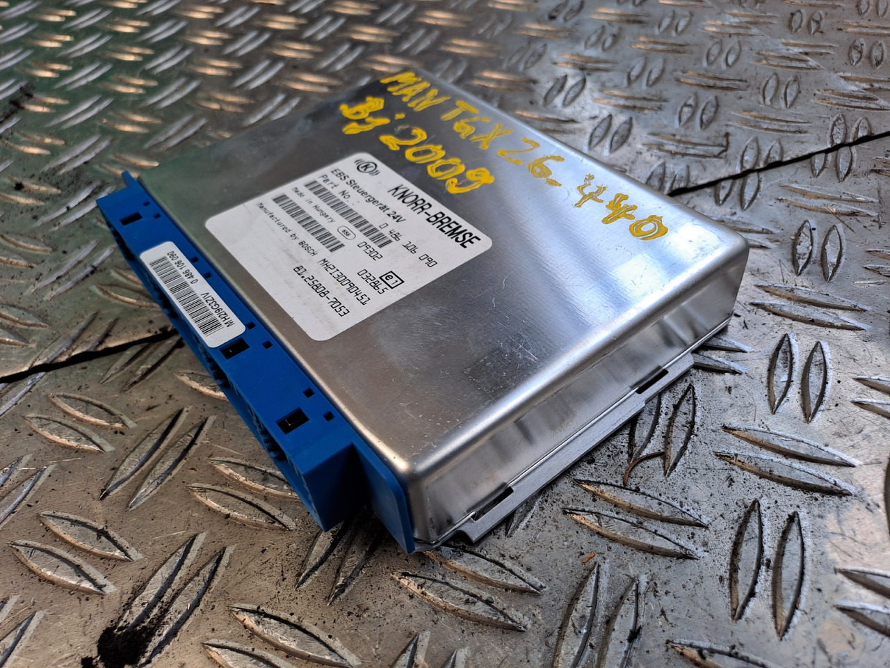 ECU 트럭 용 Gebrauchtes MAN TGX 26.440 EBS 5 Steuergerät 24 V , Artikel - Nr.: 81.25808 - 7053 : 사진 7 ECU 트럭 용 Gebrauchtes MAN TGX 26.440 EBS 5 Steuergerät 24 V , Artikel - Nr.: 81.25808 - 7053 : 사진 7