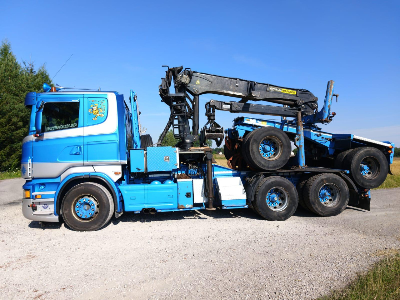 SCANIA R620 V8 - 목재 트럭, 크레인 트럭 : 사진 4 SCANIA R620 V8 - 목재 트럭, 크레인 트럭 : 사진 4