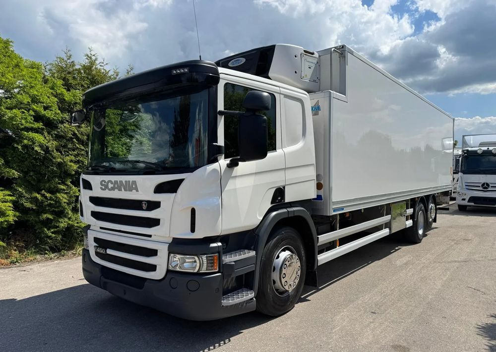 Scania Scania P 450 / CHŁODNIA + WINDA / 23 PALETY / EURO6 / OŚ SKRĘTNA / CARRIER/ ASO - 냉동탑차 : 사진 4 Scania Scania P 450 / CHŁODNIA + WINDA / 23 PALETY / EURO6 / OŚ SKRĘTNA / CARRIER/ ASO - 냉동탑차 : 사진 4