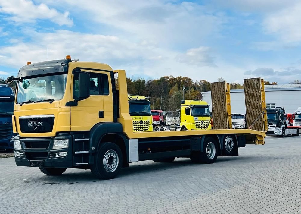 MAN TGS / 6x2/ LAWETA / PLATFORMA / NAJAZDY HYDRAULICZNE / WYCIĄGARKA / oś skrętna i podnoszona - 견인 트럭 : 사진 5 MAN TGS / 6x2/ LAWETA / PLATFORMA / NAJAZDY HYDRAULICZNE / WYCIĄGARKA / oś skrętna i podnoszona - 견인 트럭 : 사진 5