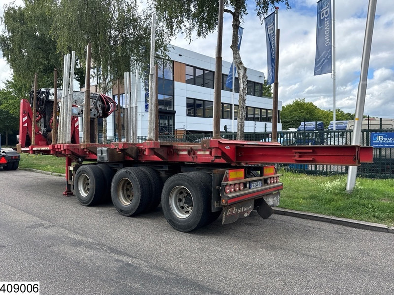 Billaud Chassis Wood transport, Jonsered, Extendable. - 목재 세미 트레일러 : 사진 3 Billaud Chassis Wood transport, Jonsered, Extendable. - 목재 세미 트레일러 : 사진 3