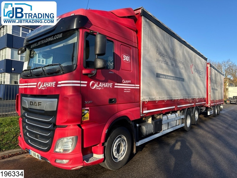 DAF XF 480 6x2, EURO 6, Combi, Dhollandia, 110 m3 - 커튼사이더 트럭 : 사진 1 DAF XF 480 6x2, EURO 6, Combi, Dhollandia, 110 m3 - 커튼사이더 트럭 : 사진 1