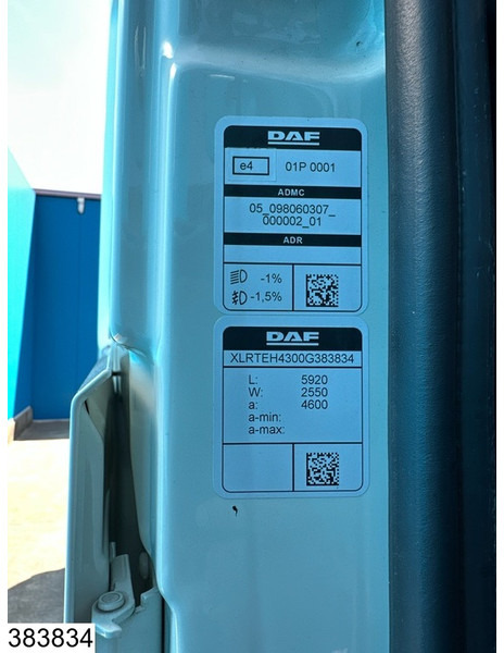 트랙터 유닛 DAF XF 480 EURO 6, Retarder, Standairco : 사진 7