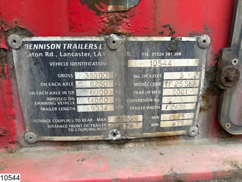 Dennison Chassis Twistlocks 20 FT - 30 FT - 컨테이너 운반 장치/ 스와프 보디 세미 트레일러 : 사진 4 Dennison Chassis Twistlocks 20 FT - 30 FT - 컨테이너 운반 장치/ 스와프 보디 세미 트레일러 : 사진 4