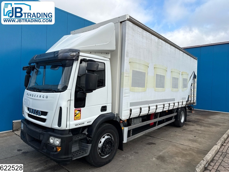 Iveco Eurocargo 180E28 EURO 5 EEV, Dhollandia - 커튼사이더 트럭 : 사진 1 Iveco Eurocargo 180E28 EURO 5 EEV, Dhollandia - 커튼사이더 트럭 : 사진 1