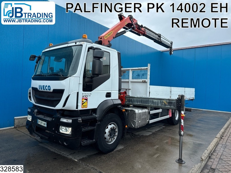 Iveco Stralis 310 EURO 6, Palfinger, Leaf spring - 드롭사이드/ 플랫베드 트럭, 크레인 트럭 : 사진 1 Iveco Stralis 310 EURO 6, Palfinger, Leaf spring - 드롭사이드/ 플랫베드 트럭, 크레인 트럭 : 사진 1