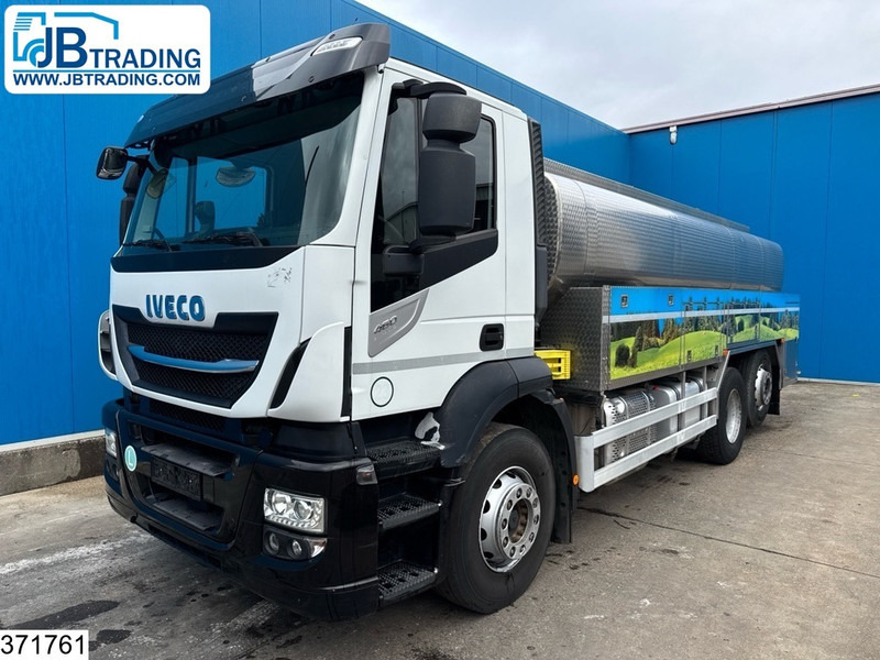 Iveco Stralis 460 6x2, EURO 6, 15,900 litres, Milk, Retarder, Lenk - 유조트럭 : 사진 1 Iveco Stralis 460 6x2, EURO 6, 15,900 litres, Milk, Retarder, Lenk - 유조트럭 : 사진 1