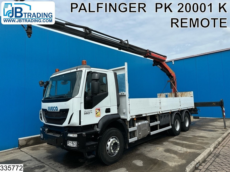 Iveco Trakker 360 6X4, EURO 6, Palfinger, Retarder, Steel suspension - 드롭사이드/ 플랫베드 트럭, 크레인 트럭 : 사진 1 Iveco Trakker 360 6X4, EURO 6, Palfinger, Retarder, Steel suspension - 드롭사이드/ 플랫베드 트럭, 크레인 트럭 : 사진 1