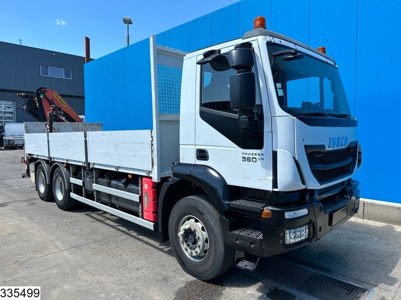 Iveco Trakker 360 6X4, EURO 6, Steel suspension, Palfinger - 드롭사이드/ 플랫베드 트럭, 크레인 트럭 : 사진 3 Iveco Trakker 360 6X4, EURO 6, Steel suspension, Palfinger - 드롭사이드/ 플랫베드 트럭, 크레인 트럭 : 사진 3
