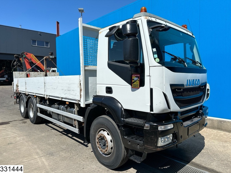Iveco Trakker 360 6X4, EURO 6, Steel suspension, Palfinger - 드롭사이드/ 플랫베드 트럭, 크레인 트럭 : 사진 3 Iveco Trakker 360 6X4, EURO 6, Steel suspension, Palfinger - 드롭사이드/ 플랫베드 트럭, 크레인 트럭 : 사진 3