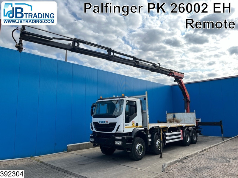 Iveco Trakker 360 8x4, EURO 6, Retarder, Palfinger - 드롭사이드/ 플랫베드 트럭, 크레인 트럭 : 사진 1 Iveco Trakker 360 8x4, EURO 6, Retarder, Palfinger - 드롭사이드/ 플랫베드 트럭, 크레인 트럭 : 사진 1