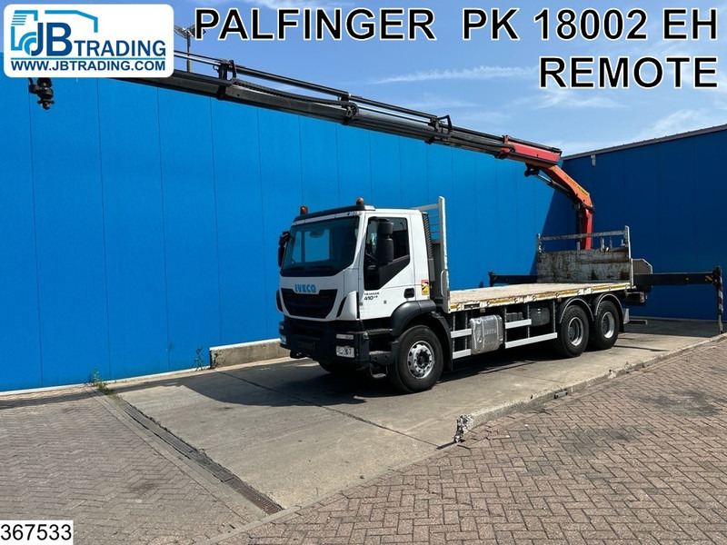 Iveco Trakker 410 6X4, EURO 6, Retarder, Palfinger - 드롭사이드/ 플랫베드 트럭, 크레인 트럭 : 사진 1 Iveco Trakker 410 6X4, EURO 6, Retarder, Palfinger - 드롭사이드/ 플랫베드 트럭, 크레인 트럭 : 사진 1