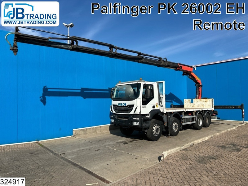 Iveco Trakker 8x4, EURO 6, Palfinger, Remote - 드롭사이드/ 플랫베드 트럭, 크레인 트럭 : 사진 1 Iveco Trakker 8x4, EURO 6, Palfinger, Remote - 드롭사이드/ 플랫베드 트럭, 크레인 트럭 : 사진 1