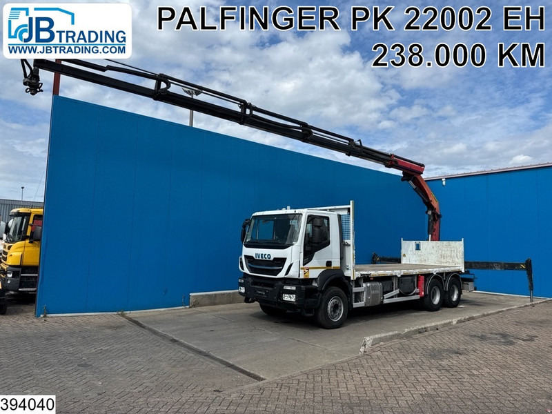 Iveco X-Way 360 6X4, EURO 6, Steel suspension, Palfinger - 드롭사이드/ 플랫베드 트럭, 크레인 트럭 : 사진 1 Iveco X-Way 360 6X4, EURO 6, Steel suspension, Palfinger - 드롭사이드/ 플랫베드 트럭, 크레인 트럭 : 사진 1
