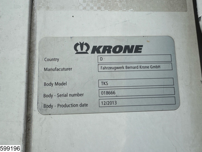 Krone Koel vries Thermoking, Dhollandia - 냉동 세미 트레일러 : 사진 4 Krone Koel vries Thermoking, Dhollandia - 냉동 세미 트레일러 : 사진 4