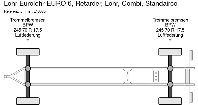리스 Lohr Eurolohr EURO 6, Retarder, Lohr, Combi, Standairco Lohr Eurolohr EURO 6, Retarder, Lohr, Combi, Standairco : 사진 12