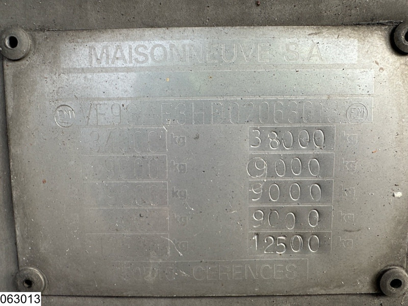 MAISONNEUVE Food 31.863 Liter, 4 Comp - 유조 세미 트레일러 : 사진 4 MAISONNEUVE Food 31.863 Liter, 4 Comp - 유조 세미 트레일러 : 사진 4