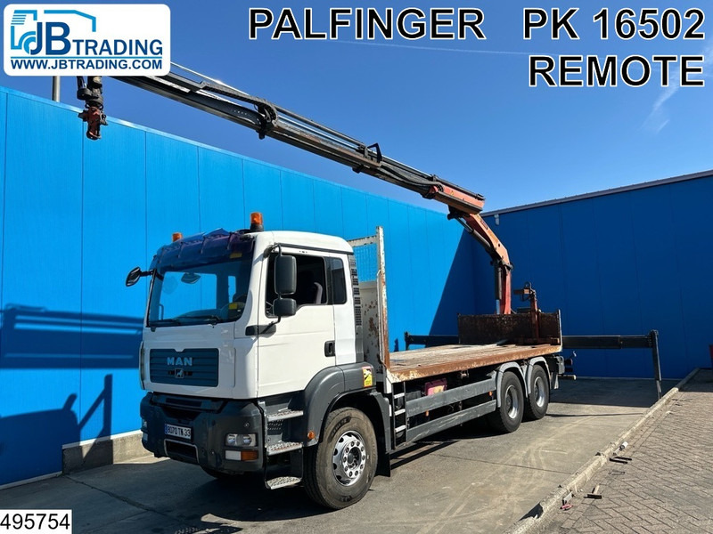 MAN TGA 26 360 6X4, Manual, Steel suspension, Palfinger - 드롭사이드/ 플랫베드 트럭, 크레인 트럭 : 사진 1 MAN TGA 26 360 6X4, Manual, Steel suspension, Palfinger - 드롭사이드/ 플랫베드 트럭, 크레인 트럭 : 사진 1