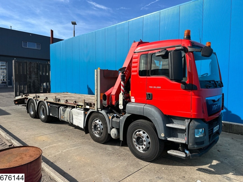 MAN TGS 35 360 8x2, EURO 6, FASSI, Winch - 드롭사이드/ 플랫베드 트럭, 크레인 트럭 : 사진 4 MAN TGS 35 360 8x2, EURO 6, FASSI, Winch - 드롭사이드/ 플랫베드 트럭, 크레인 트럭 : 사진 4