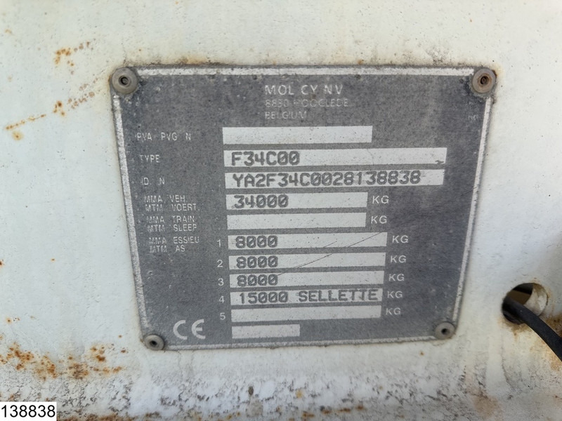 MOL Beton mixer 10000 Liter, 10 M3, Stetter, Mixer - 콘크리트 믹서 세미 트레일러 : 사진 4 MOL Beton mixer 10000 Liter, 10 M3, Stetter, Mixer - 콘크리트 믹서 세미 트레일러 : 사진 4